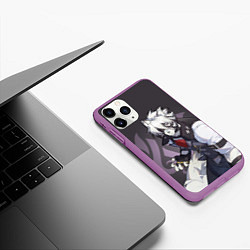 Чехол iPhone 11 Pro матовый Von Lycaon - Zenless Zone Zero, цвет: 3D-фиолетовый — фото 2