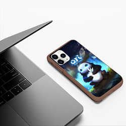 Чехол iPhone 11 Pro матовый Naru Ori and the Will of the Wisps, цвет: 3D-коричневый — фото 2