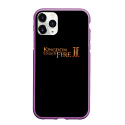 Чехол iPhone 11 Pro матовый Kingdom, цвет: 3D-фиолетовый