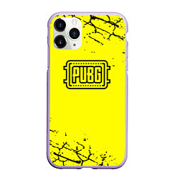 Чехол iPhone 11 Pro матовый PUBG текстура геймер, цвет: 3D-светло-сиреневый