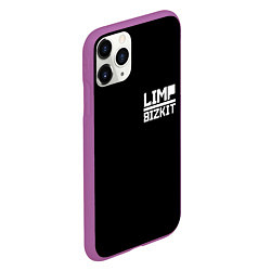 Чехол iPhone 11 Pro матовый Lim Bizkit logo, цвет: 3D-фиолетовый — фото 2