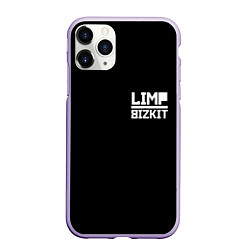 Чехол iPhone 11 Pro матовый Lim Bizkit logo, цвет: 3D-светло-сиреневый