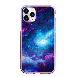 Чехол iPhone 11 Pro матовый Комета, цвет: 3D-розовый