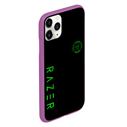 Чехол iPhone 11 Pro матовый Razer brend game, цвет: 3D-фиолетовый — фото 2