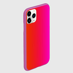 Чехол iPhone 11 Pro матовый Лучезарное сияние, цвет: 3D-фиолетовый — фото 2