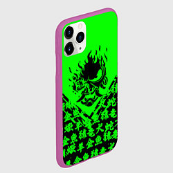 Чехол iPhone 11 Pro матовый Samurai cyberpunk 2077 japan, цвет: 3D-фиолетовый — фото 2