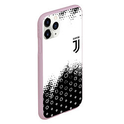 Чехол iPhone 11 Pro матовый Juventus sport steel, цвет: 3D-розовый — фото 2