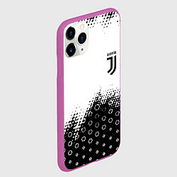 Чехол iPhone 11 Pro матовый Juventus sport steel, цвет: 3D-фиолетовый — фото 2