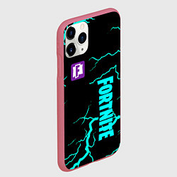 Чехол iPhone 11 Pro матовый Fortnite storm games, цвет: 3D-малиновый — фото 2