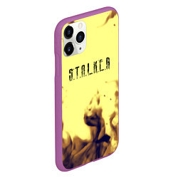 Чехол iPhone 11 Pro матовый Stalker fire retro, цвет: 3D-фиолетовый — фото 2