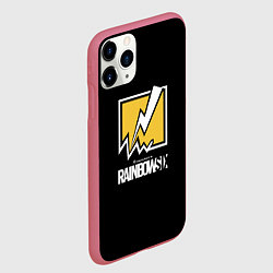 Чехол iPhone 11 Pro матовый Rainbow six game steel ubisoft, цвет: 3D-малиновый — фото 2