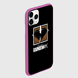 Чехол iPhone 11 Pro матовый Rainbow six game collection, цвет: 3D-фиолетовый — фото 2