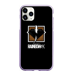 Чехол iPhone 11 Pro матовый Rainbow six game collection, цвет: 3D-светло-сиреневый