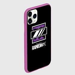 Чехол iPhone 11 Pro матовый Tom Clansi ubisoft, цвет: 3D-фиолетовый — фото 2