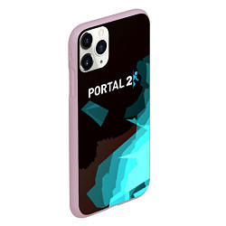 Чехол iPhone 11 Pro матовый Portal abstraction game valve, цвет: 3D-розовый — фото 2