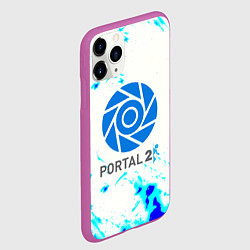 Чехол iPhone 11 Pro матовый Portal краски, цвет: 3D-фиолетовый — фото 2