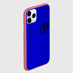 Чехол iPhone 11 Pro матовый Half life 3 logo games, цвет: 3D-малиновый — фото 2