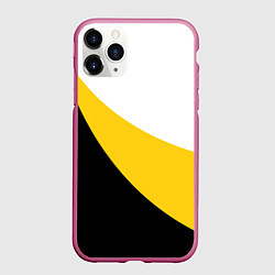 Чехол iPhone 11 Pro матовый За веру царя и святую триединую Русь Большой герб, цвет: 3D-малиновый