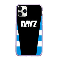 Чехол iPhone 11 Pro матовый Dayz геометрия, цвет: 3D-светло-сиреневый