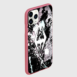 Чехол iPhone 11 Pro матовый The elder scrolls краски древности, цвет: 3D-малиновый — фото 2