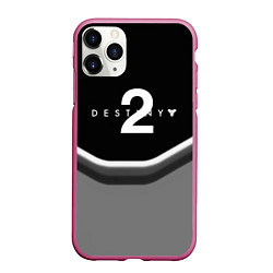 Чехол iPhone 11 Pro матовый Destiny geometry online game, цвет: 3D-малиновый