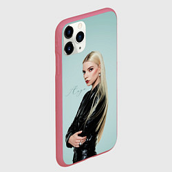 Чехол iPhone 11 Pro матовый Anya Taylor - Joy - actress, цвет: 3D-малиновый — фото 2
