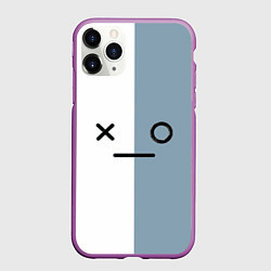 Чехол iPhone 11 Pro матовый Van BT21, цвет: 3D-фиолетовый