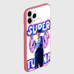 Чехол iPhone 11 Pro матовый BTS Super Tuna, цвет: 3D-малиновый — фото 2