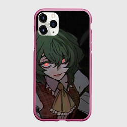 Чехол iPhone 11 Pro матовый Touhou Project Юка Кадзами, цвет: 3D-малиновый