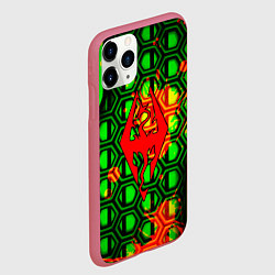 Чехол iPhone 11 Pro матовый The Elder Scrolls game, цвет: 3D-малиновый — фото 2