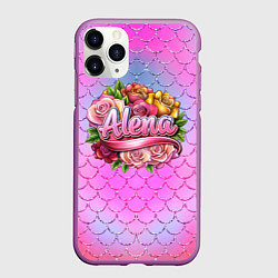 Чехол iPhone 11 Pro матовый Алена букет из роз, цвет: 3D-фиолетовый