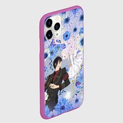 Чехол iPhone 11 Pro матовый Волшебница и злой офицер - Миллер и Мимори, цвет: 3D-фиолетовый — фото 2