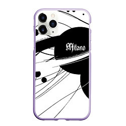 Чехол iPhone 11 Pro матовый Milano - fashion abstraction, цвет: 3D-светло-сиреневый