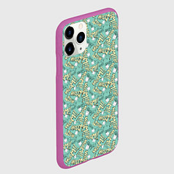 Чехол iPhone 11 Pro матовый Звук двигателя поп арт, цвет: 3D-фиолетовый — фото 2