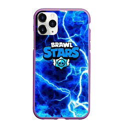 Чехол iPhone 11 Pro матовый Brawl stars storm, цвет: 3D-фиолетовый