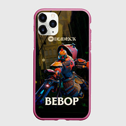 Чехол iPhone 11 Pro матовый Bebop Deadlock, цвет: 3D-малиновый