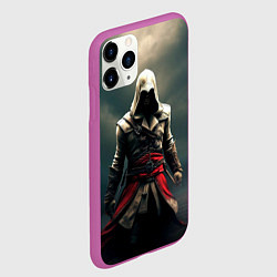 Чехол iPhone 11 Pro матовый Assassins creed 2, цвет: 3D-фиолетовый — фото 2