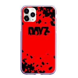 Чехол iPhone 11 Pro матовый Dayz лепестки, цвет: 3D-светло-сиреневый