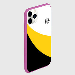 Чехол iPhone 11 Pro матовый Сокрушу пред ним врагов его малая черная Ника 2 Ни, цвет: 3D-фиолетовый — фото 2