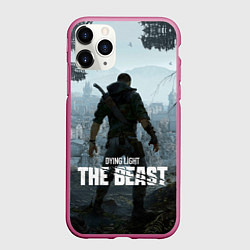 Чехол iPhone 11 Pro матовый Кайл Крейн Dying light the beast, цвет: 3D-малиновый