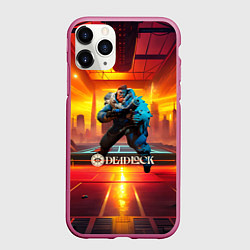 Чехол iPhone 11 Pro матовый Deadlock Kelvin, цвет: 3D-малиновый