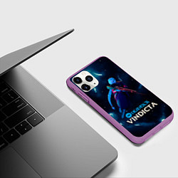 Чехол iPhone 11 Pro матовый Виндикта Deadlock, цвет: 3D-фиолетовый — фото 2
