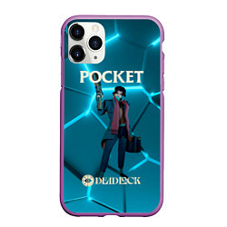 Чехол iPhone 11 Pro матовый Pocket Deadlock, цвет: 3D-фиолетовый