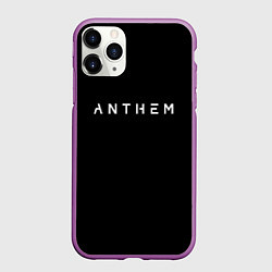 Чехол iPhone 11 Pro матовый Anthem bioware, цвет: 3D-фиолетовый