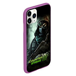 Чехол iPhone 11 Pro матовый Counter strike 2 спецназ, цвет: 3D-фиолетовый — фото 2