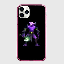 Чехол iPhone 11 Pro матовый Void Dota 2, цвет: 3D-малиновый