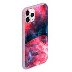 Чехол iPhone 11 Pro матовый Дымная текстура, цвет: 3D-розовый — фото 2