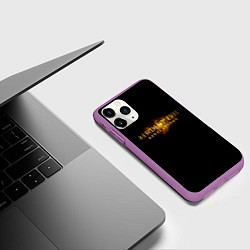 Чехол iPhone 11 Pro матовый Resident Evil 7 biohazard, цвет: 3D-фиолетовый — фото 2