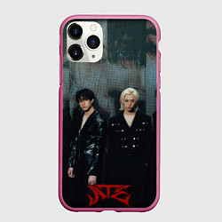 Чехол iPhone 11 Pro матовый Stray Kids ninth album Ate, цвет: 3D-малиновый