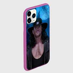 Чехол iPhone 11 Pro матовый Undertaker, цвет: 3D-фиолетовый — фото 2